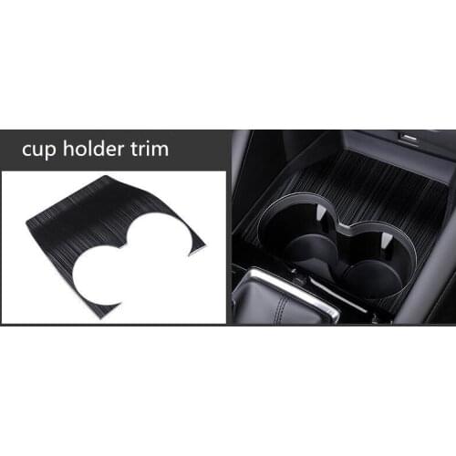 Auto front cup decoration trim, interior moulding for mazda 3 2019 2020,car accessories