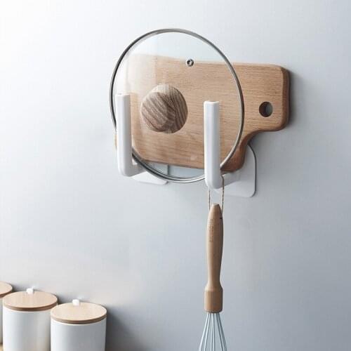 Kitchen Self-adhesive Accessories Paper Roll Rack Towel Holder Tissue Hanger Storage Rack for Bathroom Toilet Kitchen Storage