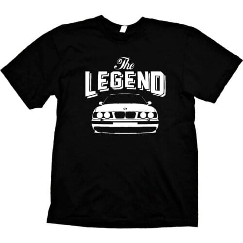 Hot Sale Summer Style Germany Car Rally E34 Black T-Shirt Mens Humor Inspired Tee Choice of Colours Gift Dad Legend Tee shirt