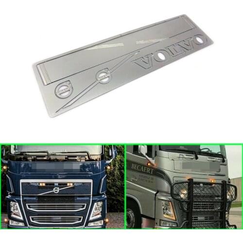 Front Face Transformation Metal Parts for 1/14 Tamiya RC Truck Trailer Tipper Volvo FH16 750 56350 Car Diy Parts