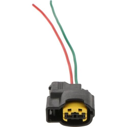 A set of Connector Plug Harness Ignition Coil Replacement 2 way Female Fit Coil Part