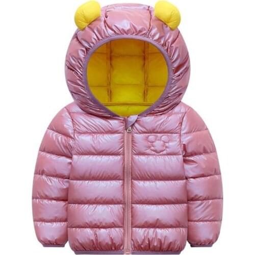 2020 Autumn Winter Childrens Down Padded Jacket Childrens Clothing Embroidered Cotton-Padded Jacket Disposable Padded Jacket