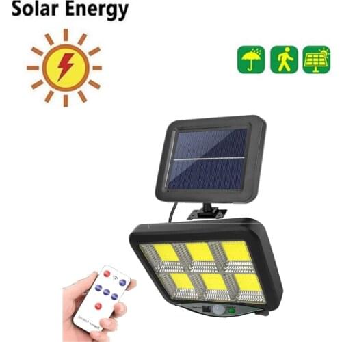 Seperable LED Solar Street Light 30W 60W 90W Radar PIR Motion Sensor Wall Timing Lamp+Remote Waterproof for Plaza Garden Yard in