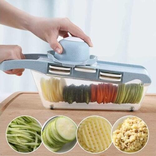 Vegetable Cutter Grater 6 Blades Shredder Multi-functional Vegetable Grater Shredder Slicer Cutter Set Kitchen Gadgets