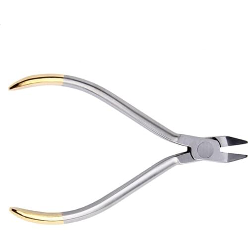 1 Piece Dental Flat Pliers Stainless Steel Material Dentist Orthodontic Forceps Distal Cutter Pliers Handpiece Laboratory Tools