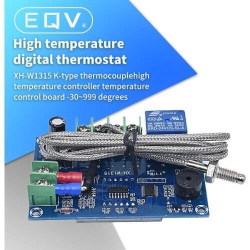 K type thermocouple 12V 24V 220V XH-W1315 high temperature type temperature controller -30-999 degree temperature control board