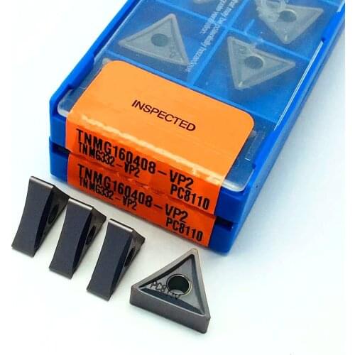 TNMG160408 VP2 PC8110 original turning inserts new high-quality tool carbide inserts TNMG160404 VP2 PC8110