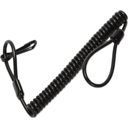 Outdoor Tactic Spring Lanyard Elastic Retractable Anti-lost Waist Hanging Retention Rope Police Pistols Gun Rifle Sling