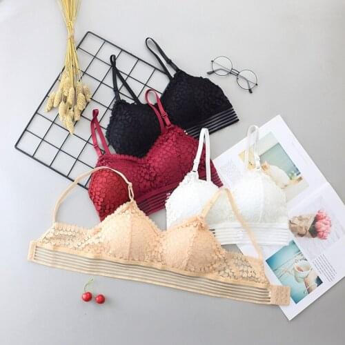 Women Sexy Bra Lace Seamless Breathable Push Up Top Fashion Tube Top Sexy Wrapped Chest Underwear