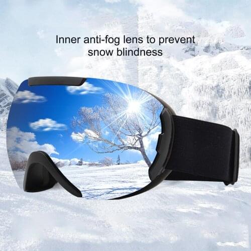 Winter Outdoor Anti-Fog Ski Snowboard Goggles UV Protection Glasses Eyewear Double Layers Skiing Winter Outdoor Snow Sunglasses
