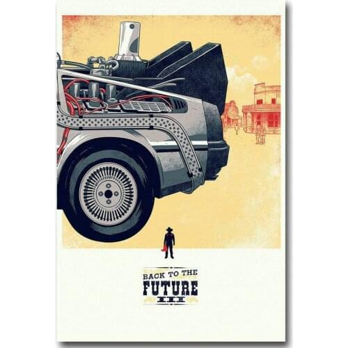 082 Back To The Future Part 3 Classic Movie 196 Wall Silk Cloth Poster Art Decoration Gift