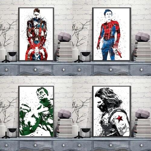 Diy 5D Diamond Painting Disney Diamond Mosaic Cross Stitch Kits Watercolor Marvel Embroidy Full Drill Home Decor