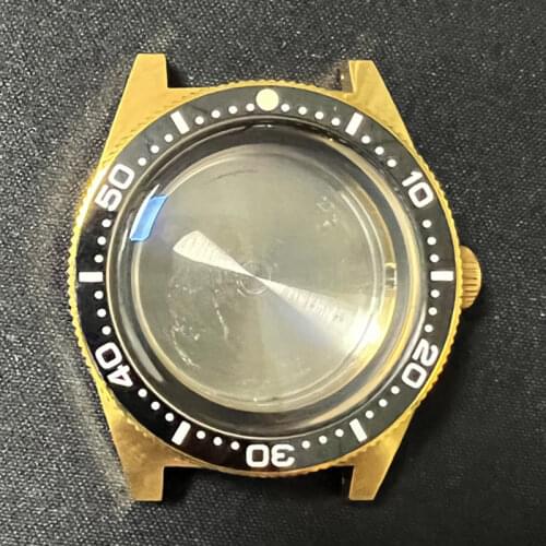 Mod Bronze 62MAS Watch Case Ceramic Bezel 300M Mineral Crystal Water Resistance Case Fit Japan NH35A/NH36A Automatic Movement