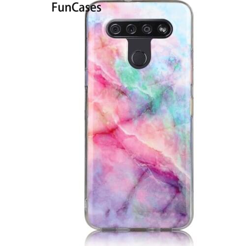 Starry Grained Soft Silicone Protector For cover LG K51 Back Covers Smart Phone Cases sFor Hoesje LG phone case V60 Para fundas