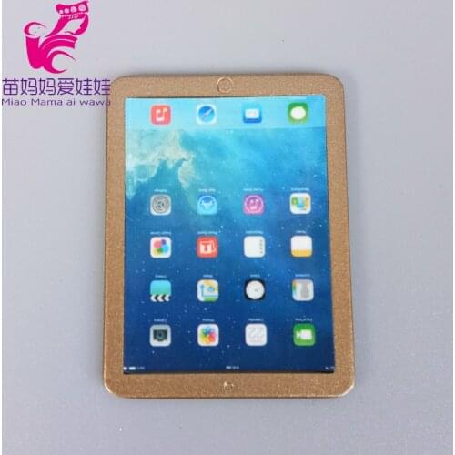 Mini note book for doll use for 1/6 1/8 1/12 bjd barbie blythe licca doll use charm phone laptop for doll mobile