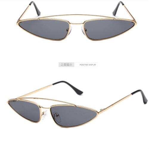 Fashion triangle sunglasses for women Designer glasses are suitable for both men and women Low price wholesale