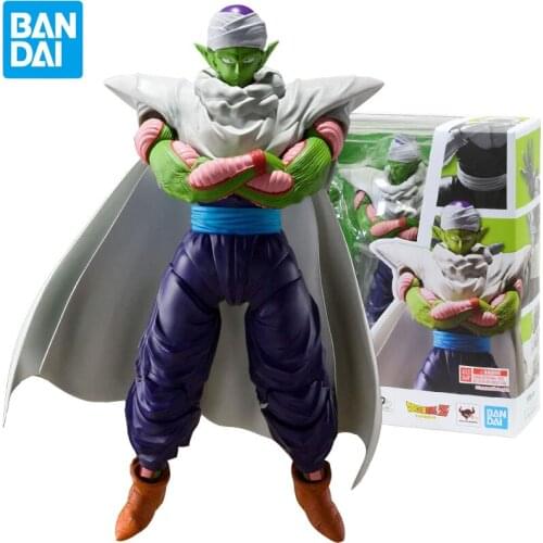 Original Bandai Dragon Ball Z Piccolo Daimao King The Proud Namekian S.h. Figuarts Doll Collection Action Figure Model Kids Toys