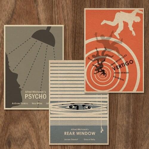 Famous Movie Retro Posters Fashion Art Wall Stickers Modern Canvas Paintings and Prints Living Room Nordic Home Decoration