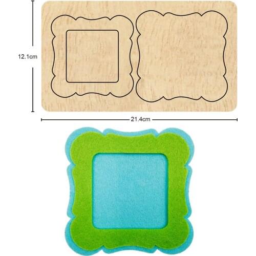 Hollow Photo Frame Wooden Die-Cutting Clipboard Leather Cloth Craft Knife Die Fit Common Die Cutting Machines on the Market 2020