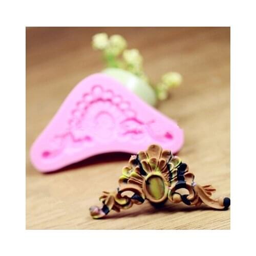 Fondant Biscuit Cake Decoration Silicone Dry Pace Antique Flower Lace Mold Cakecup Decoration Sugar Craft Tools Moulds PRZY 001