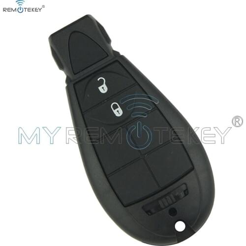#0 Fobik Remote Car Key 434 Mhz 2 Button for Jeep Grand Cherokee 2008 2009 2010 2011 2012 2013 Replacement Car Key Remtekey