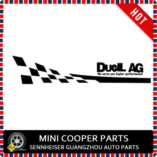 Brand new Oracal Style Car Body Sticker DuelL AG Pattern for mini cooper R60 S R55 R56 R57 R58 R59 R61 F55 F56(2 Pcs/ Set