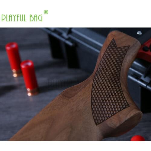 Outdoor sports fun toy AKA M870 solid wood handguard rear support walnut throwing shell spray adult water bomb gun parts KD39