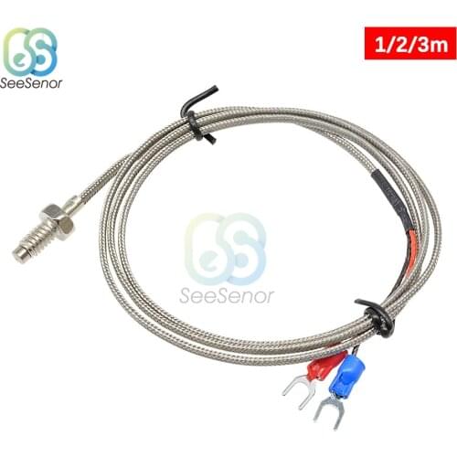 1M 3.3ft K Type Thermocouple Control Temperature Controller 0-800C Sensor Probe