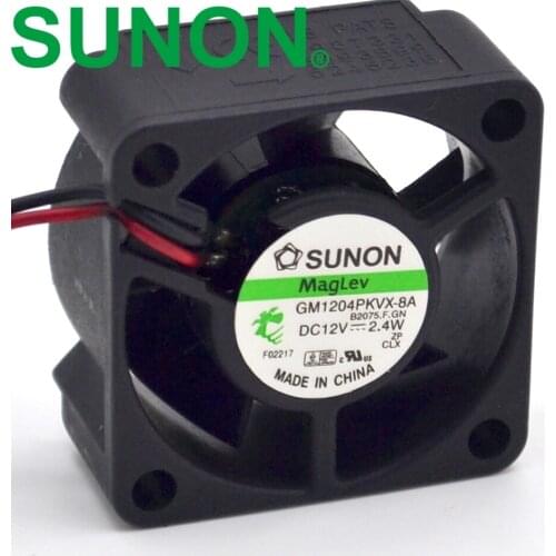 10pcs 4020 40mm GM1204PKVX-8A 12V 2.4W 2Wire Server Cooling Fan