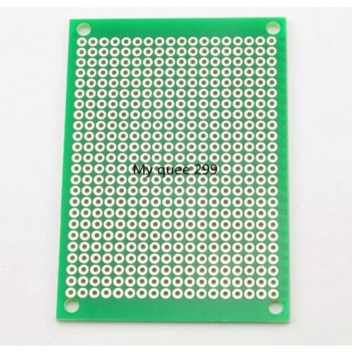 10PCS Single side tinplate 5 x 7CM all-purpose test plate glass fiber green oil plate thickness 1.6MM