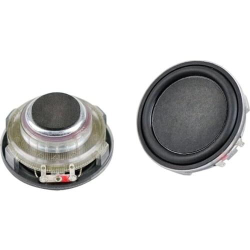 2 Inch 55mm Full Range Speaker Treble Mid Bass Loudspeaker 4OHM 10W Diy 2PCS