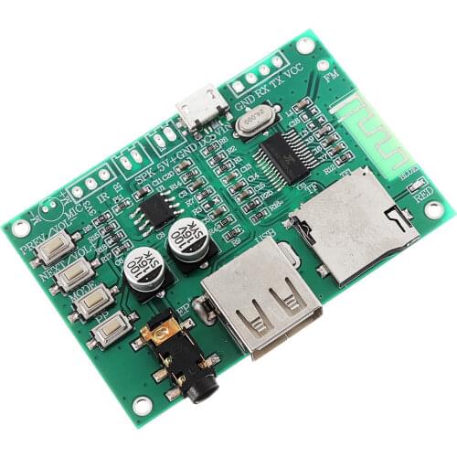 BT201 Dual Mode 5.0 Bluetooth Lossless Audio Power Amplifier Board Module TF Card U Disk Ble Spp Serial Port Transparent