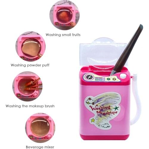 Mini Electric Makeup Brush Cleaner Foundation Powder Eyeliner Eyelash Lip Brush cosmetic Brushes automatic Washing Cleaning tool