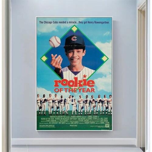 CP1042 Rookie of the Year Classic Hot Movie Print Silk Fabric Poster Indoor Wall Art Decor Gift