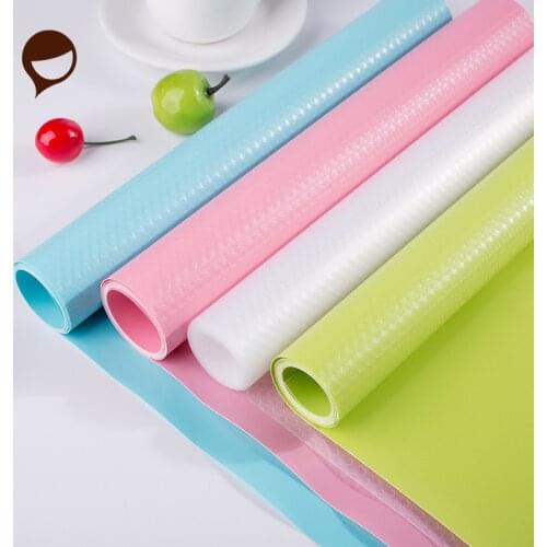 Reusable Shelf Liner Contact Paper Cabinet Mat Drawer Mat Moisture-Proof Waterproof Dust Proof Non-Slip Tableware Pad