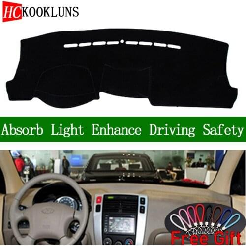 For Hyundai Tucson 2006 2007 2008-2014 Dashboard Cover Sun Shade Dash Mat Pad Carpet Car Stickers Interior Accessories
