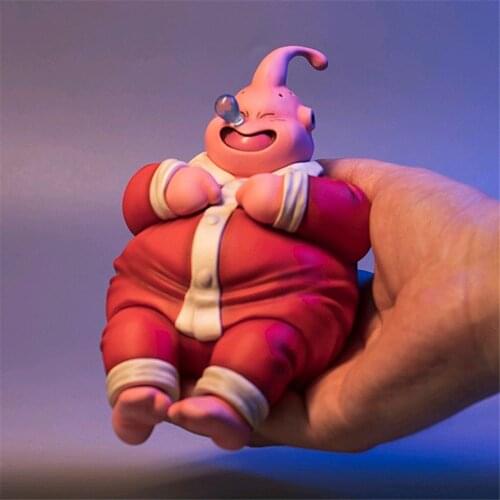 2021 New Dbz Cute Fat Majin Buu Christmas Couch Pajamas Doll Gk Action Figure Toys Christmas Gift