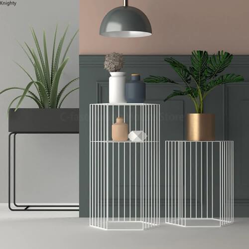 New Fashion Iron Coffee Tables The Creative In The Living Room Simple Modern Sofa Small Tables Desk Rack Storage Rack L