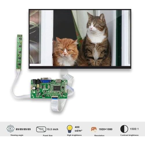 Original Innolux 13.3 Inch Model N133HCG-GF3 IPS FHD SRGB 30 Pin Laptop Matrix LCD LED Screen Panel With Board