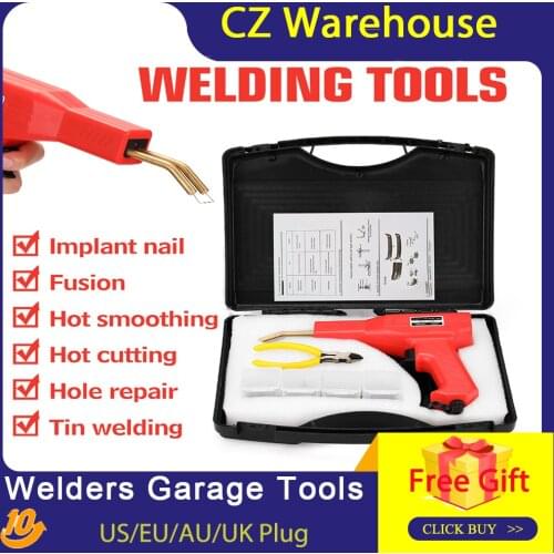 Handy Plastics Welders Garage Tools Hot Staplers Machine Staple PVC Repairing Machine Car Bumper Repairing Stapler Welding Tool
