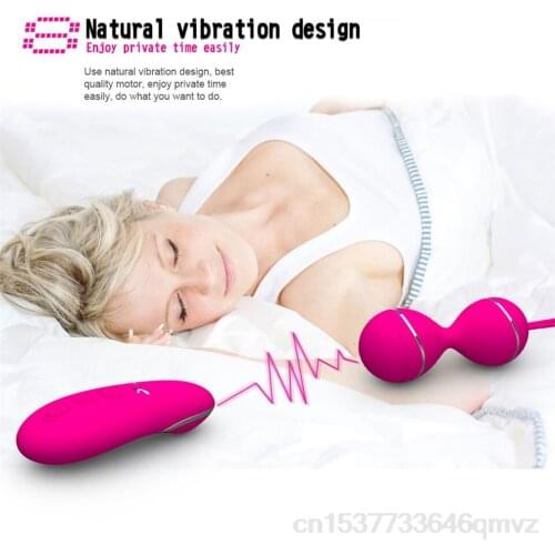 Sex Toy for Women Couples Vibrating Eggs Remote Control Kegel Ball Vaginal Tight Exercise Geisha Ball Ben Wa Balls Dual Vibrator