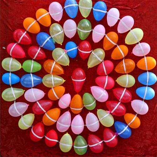 500PCS Shooting Water Bomb Balls Outdoor Party Balloons Water Bomb Balls Mixed Color Outdoor Party Wedding Decorative Ballons