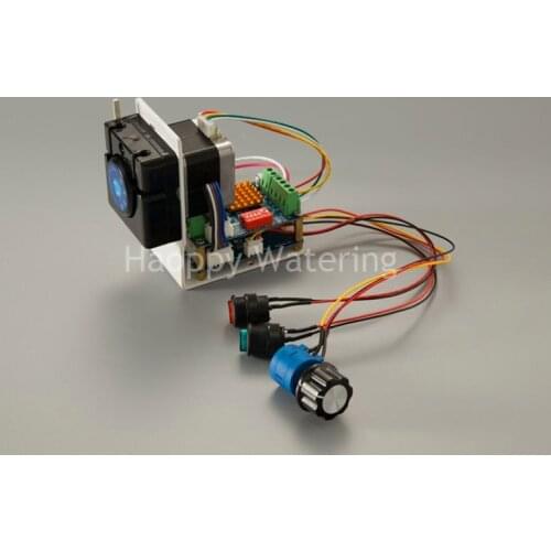 Super Quiet Peristaltic Pump Self-priming Metering Pump with Stepper Motor Flow Adjustable Free Shipping