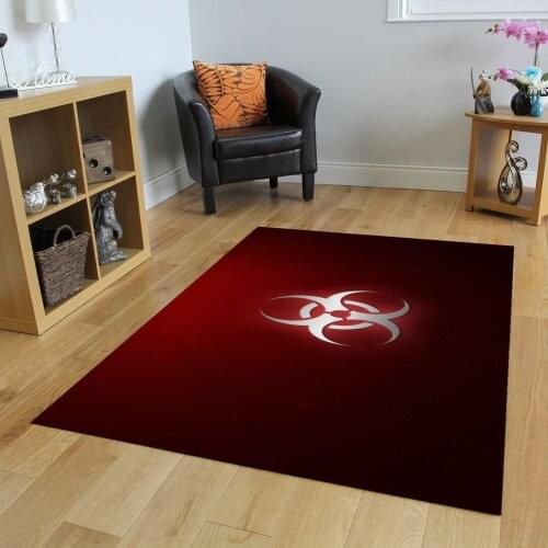 Toxic poison, Radiation Pattern Carpet, Modern Rug, Corridor Carpet, 3d Print Carpet, Kids Room Rugs,Arts Rug,msig11