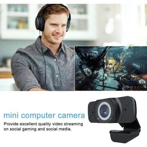 Webcam 1080P/30FPS Live Streaming Webcam With Microphone HD Computer Laptop Web Camera For Video Conferencing Online Teaching