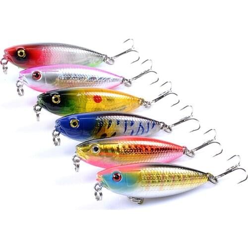 1PCS Minnow Fishing Lures with Treble Hooks Wobbler Crankbait Jig Bait Carp Striped Bass Plastic Bionic Fishing Tackle Pesca 7g