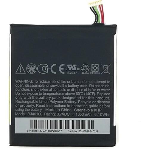 100% Original 1650mAh BJ40100 Battery For HTC One S Ville G25 ONES Z520E Z560E Mobile Phone In Stock Latest Production Battery
