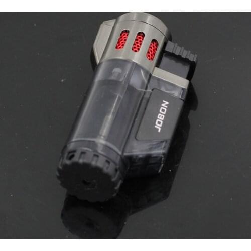 1300C Three Flames Jet Torch Windproof Turbo Visible Gas Lighter Cigar Cigarettes Outdoor Camping Portable Igniter Man Gadgets