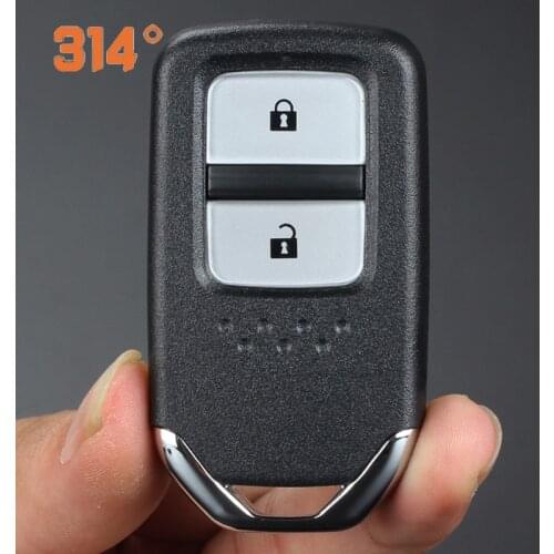 2/3/4 Button Smart Remote Control Key Shell Black Replacement Key With Start Button Suit For Honda Bin Chi / Accord / Odyssey