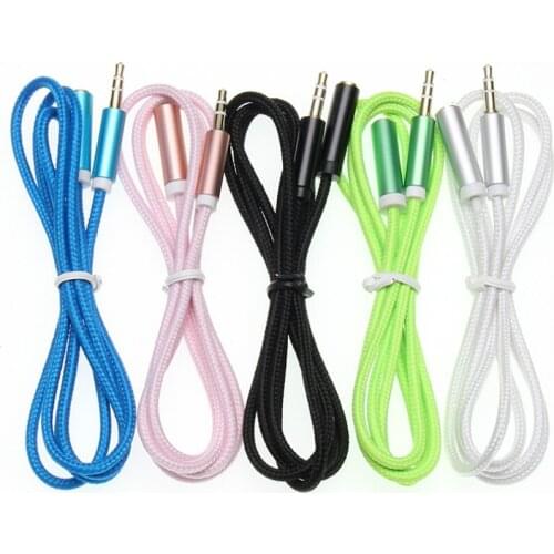 3.5mm Audio Extension Cable Jack Male to Female Earphone Extender Stereo Aux Cord for Headphone Speaker Computer PC Phone